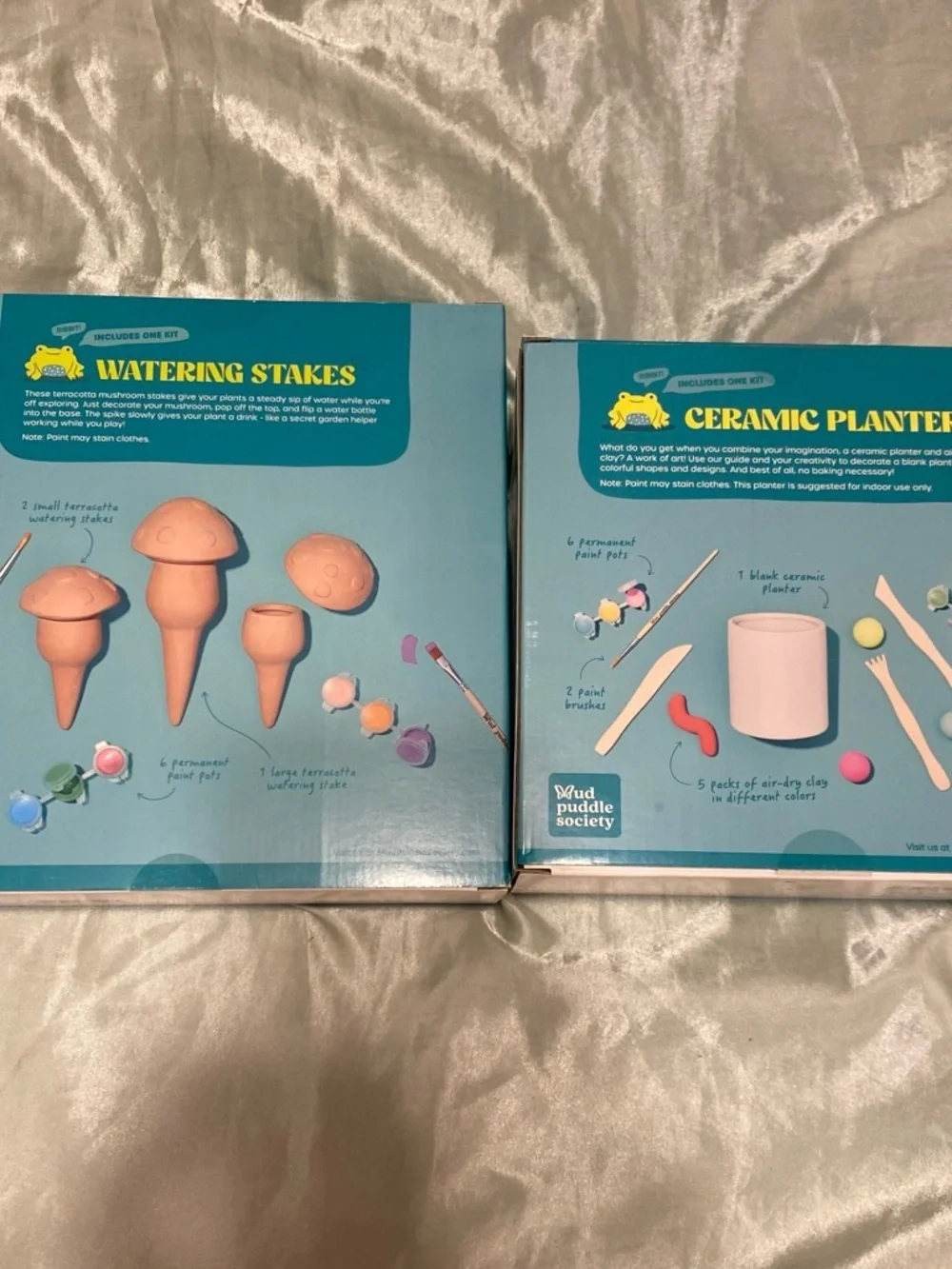 Ceramic Planter Kit - Pastel Blue